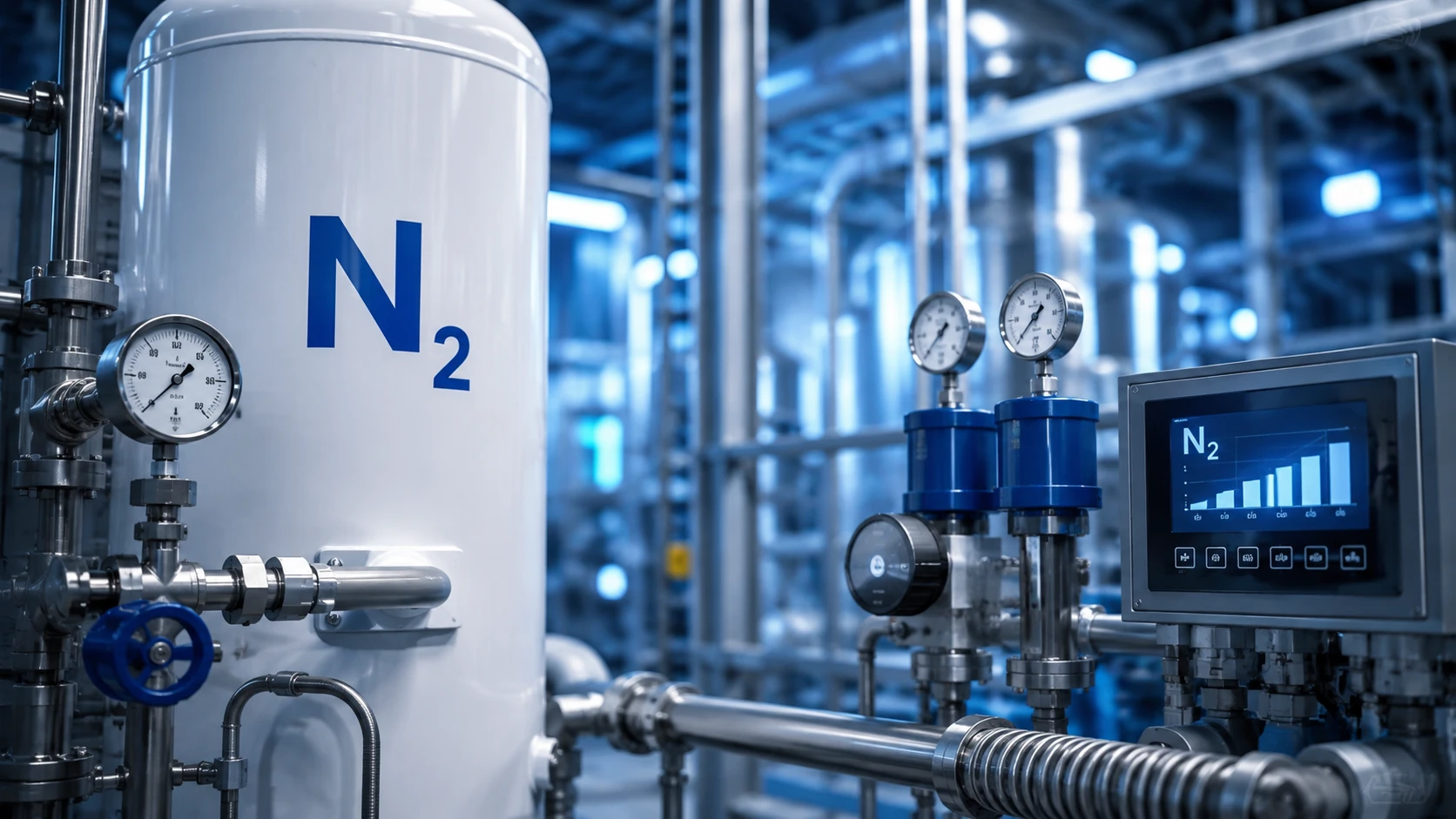 Cферы применения газообразного азота